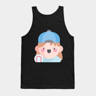 Baseball player character designs Tank Top